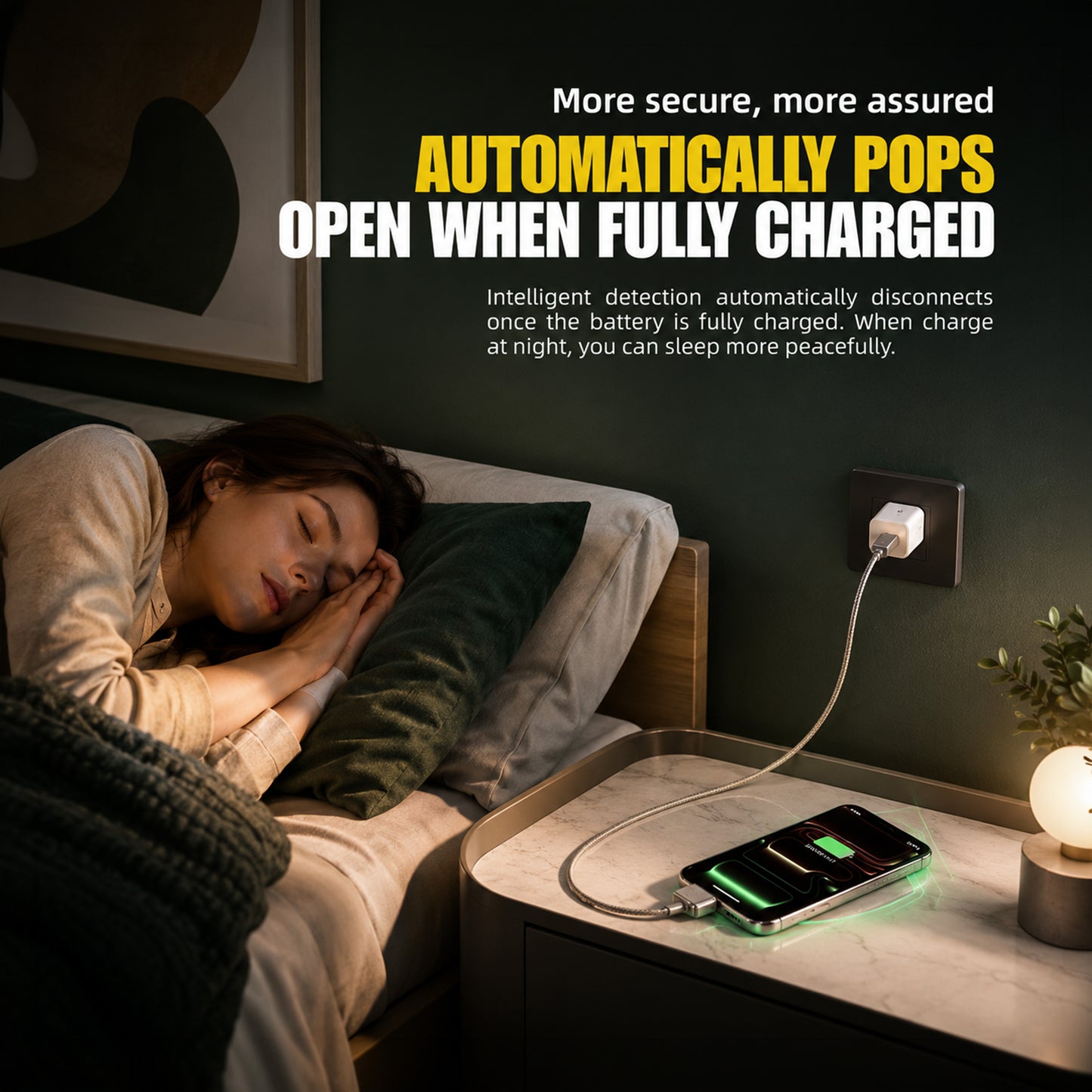 Smart Charger Adapter Auto Power Disconnector Guard Every Mobile