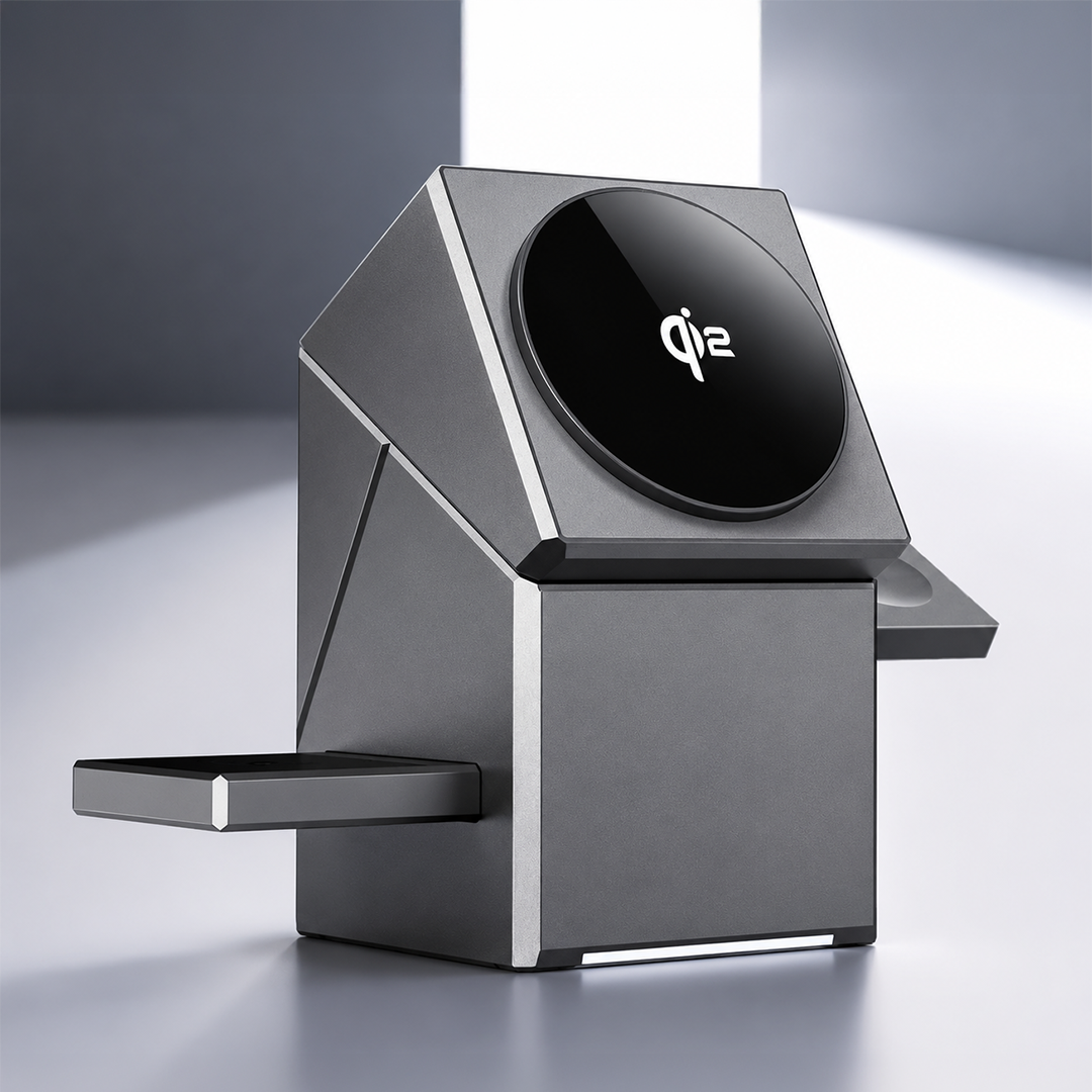 3-in-1 magnetic wireless charging station